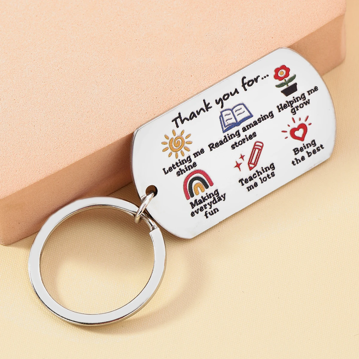 LLavero de agradecimiento para profesores, regalo de graduación de cumpleaños para profesores, 1 unidad - imagen 4