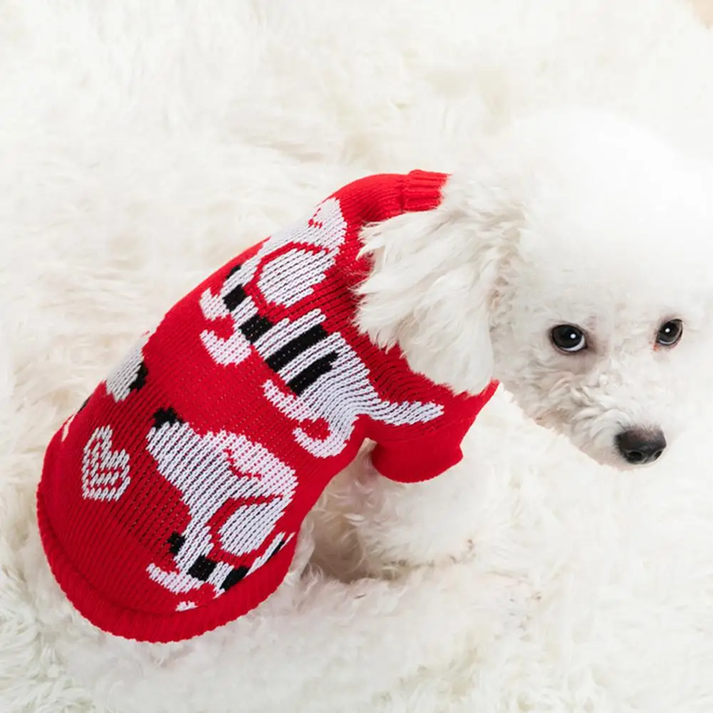 Suéter elegante para perros a prueba de viento que mantiene el calor engrosamiento ropa de suéter de dos patas para perros y gatos de invierno - imagen 4