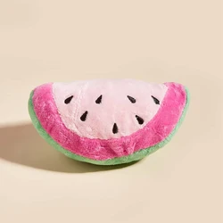 Juguete de peluche sandía para perros y gatos - divertidísimo