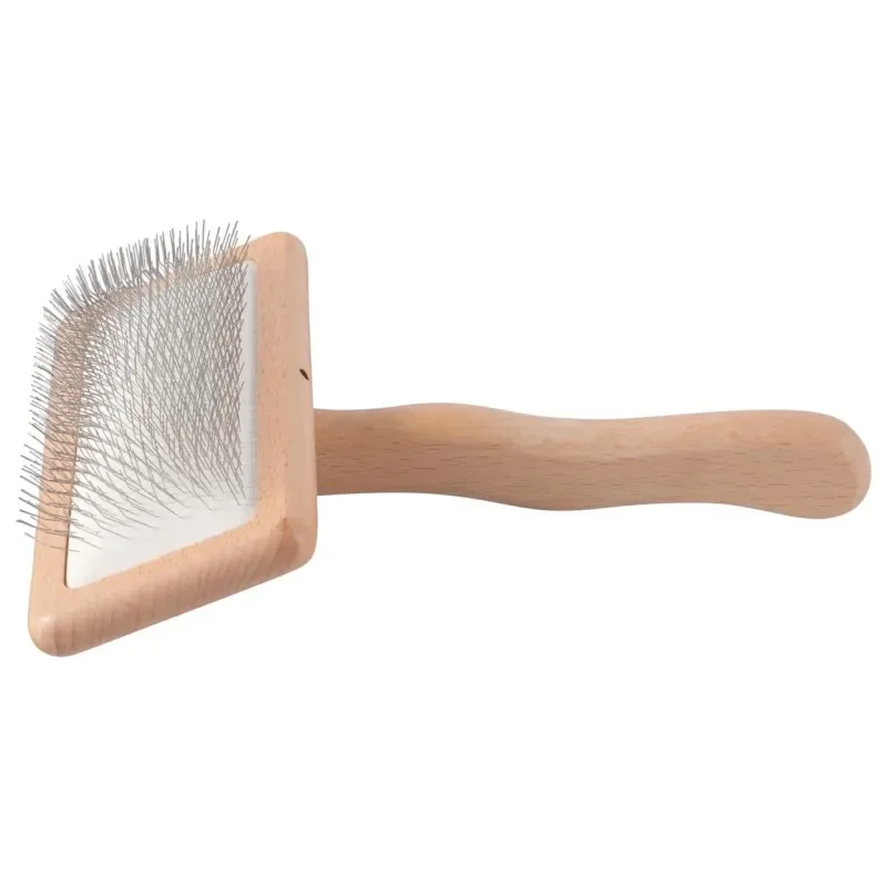 Cepillo para perros, peine de madera para perros, removedor de pelo para mascotas, cepillo para el cuidado de perros, peines con nudos de pelo para gatos, mango cómodo, peine para perros, accesorios para mascotas - imagen 4