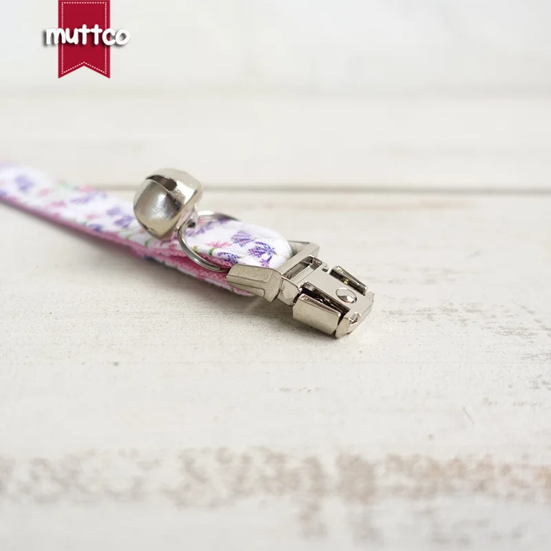 MUTTCO-collar de gato personalizado, collar hecho a mano, bonito y hermoso diseño, 2 tamaños, UCC133 - imagen 4