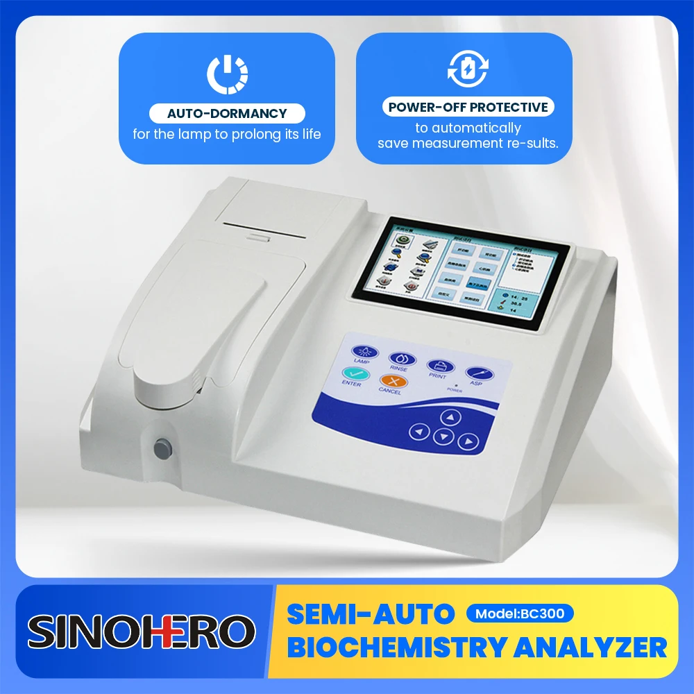 Analizador bioquímico sanguíneo semiautomático táctil para perros y gatos