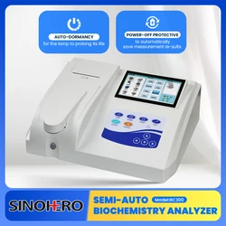 Analizador bioquímico sanguíneo semiautomático táctil para perros y gatos