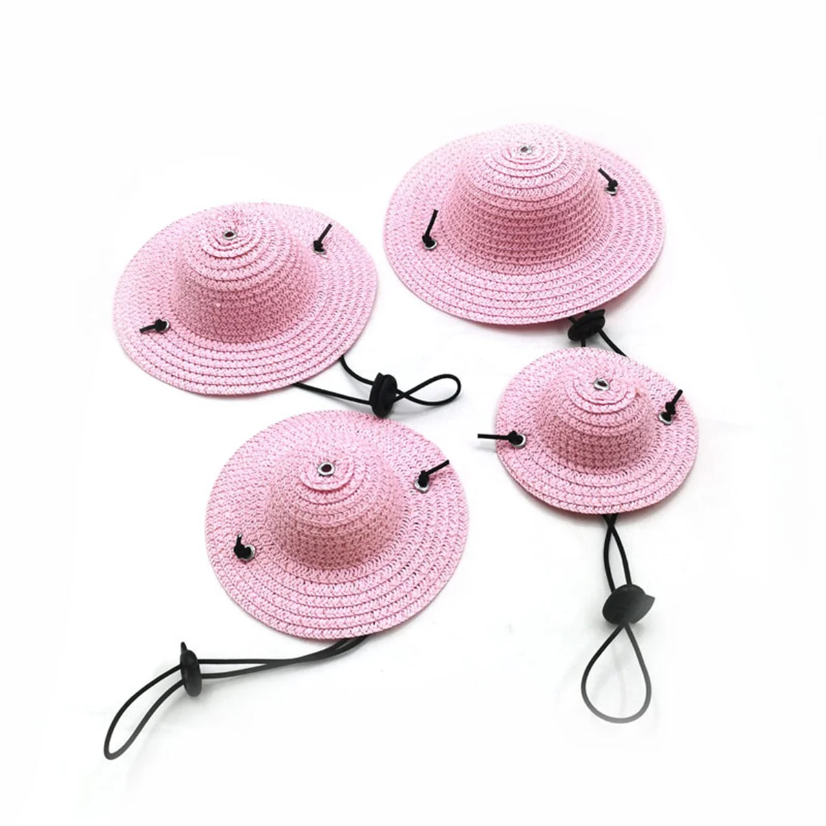 Sombrero de paja mini para perros y gatos estilo hawaiano - imagen 5