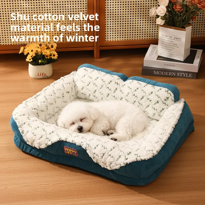 Cama nido cálida para perros y gatos 4 estaciones – grande - imagen 2