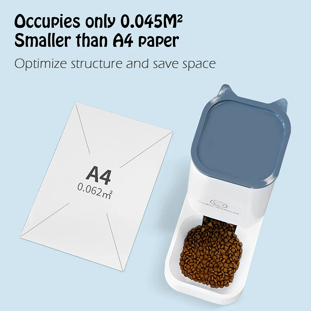 Alimentador automático para mascotas, dispensador de agua de gran capacidad, cuenco de comida para perros y gatos, suministros para mascotas - imagen 3