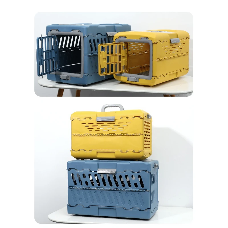 Bolsa para gatos de aerolínea, bolsa portátil plegable para gatos, transportador de avión, bolsa ligera transpirable para gatos, transportadores ecológicos para mascotas - imagen 5