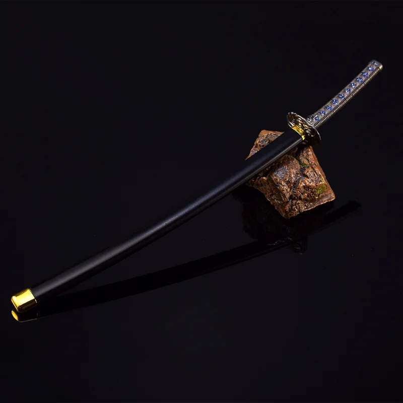 Modelo de arma de hoja de sombra de estrellas de 26cm, periféricos de juego Eldenn, Cosplay japonés, espada de juguete de Metal, adornos, regalos de cumpleaños para niños - imagen 2