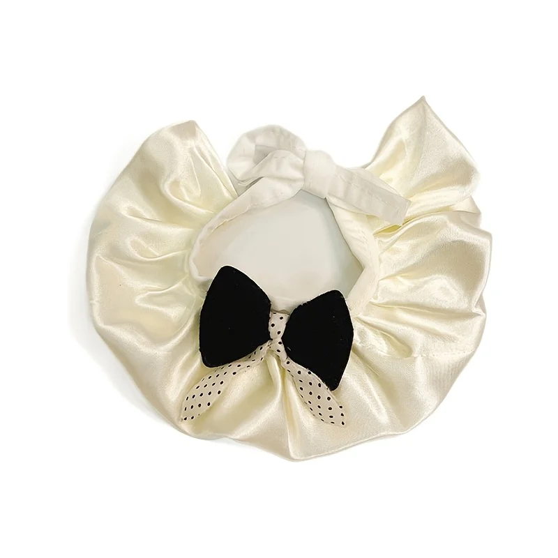 Adjustable Pet Scarf for Cats Dogs Puppy Neck Strap With Bowknot Soft Cute Dog Collar Kitten Saliva Towel Pet Dress Up Supplies - imagen 5