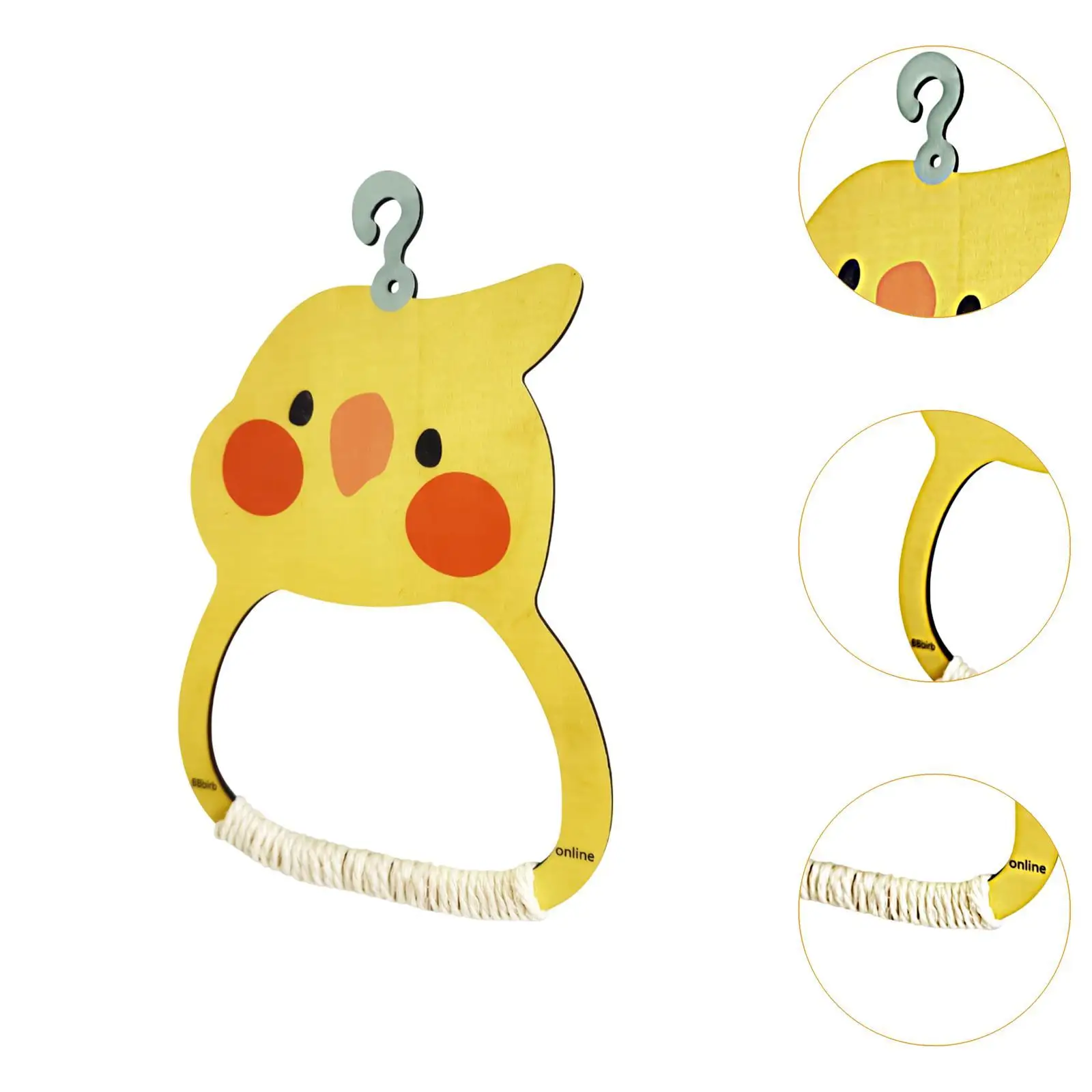 Bird Perch Stand Novelty Bird Swing Toy for Parakeet Cockatiel Cockatoo