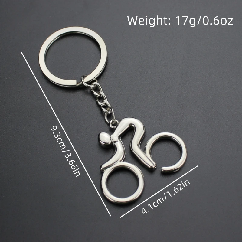 Llavero de metal para bicicleta – regalo para dueños de gatos y perros - imagen 4