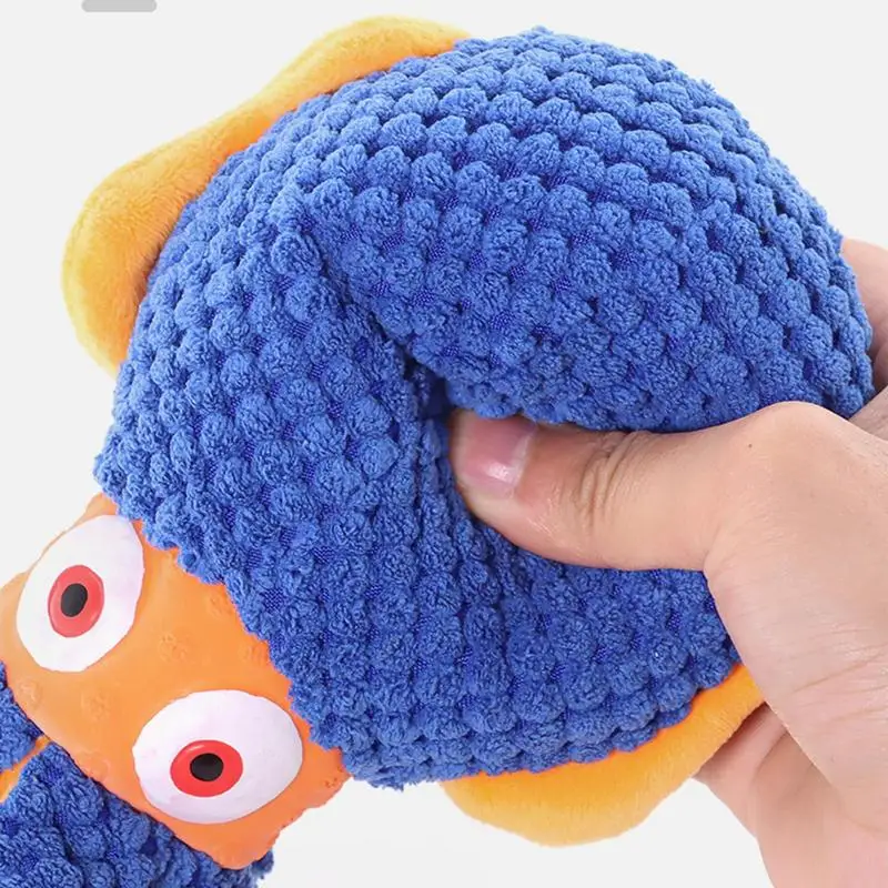 Juguetes chirriantes para perros, peluches para mascotas, juguete para apretar, sonido, transpirable, interactivo, juguetes para masticar, compañero para cachorros, mascotas, perros - imagen 5