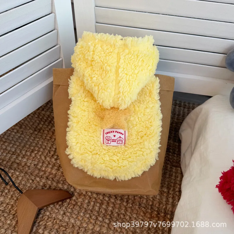 Gorro estrella chaleco Teddy felpa para gato y perro pequeño - imagen 3