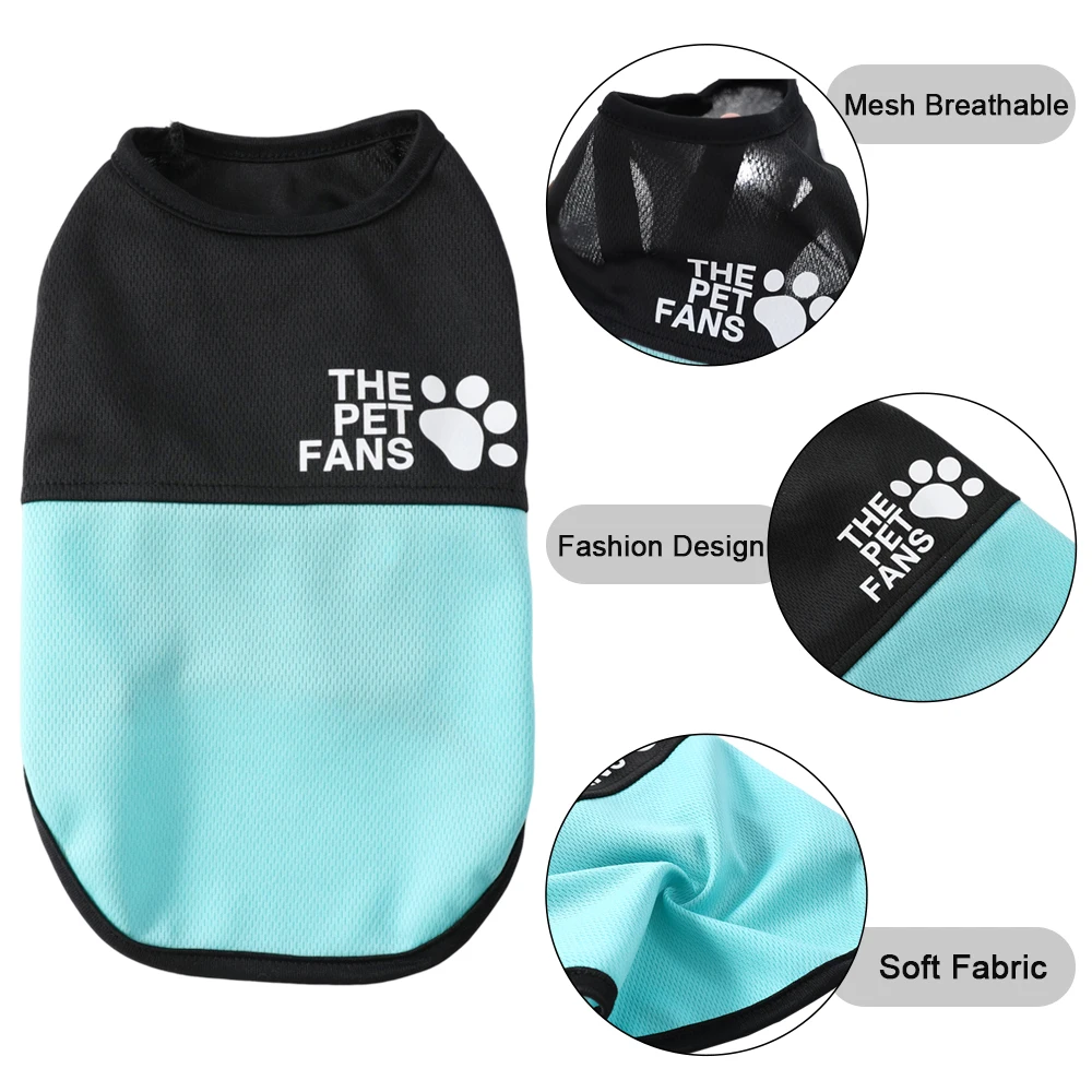 Chaleco de verano para perros, ropa transpirable para perros pequeños y medianos, camiseta para gatos, jersey cómodo y bonito para cachorros, disfraz de Chihuahua y Pug - imagen 4
