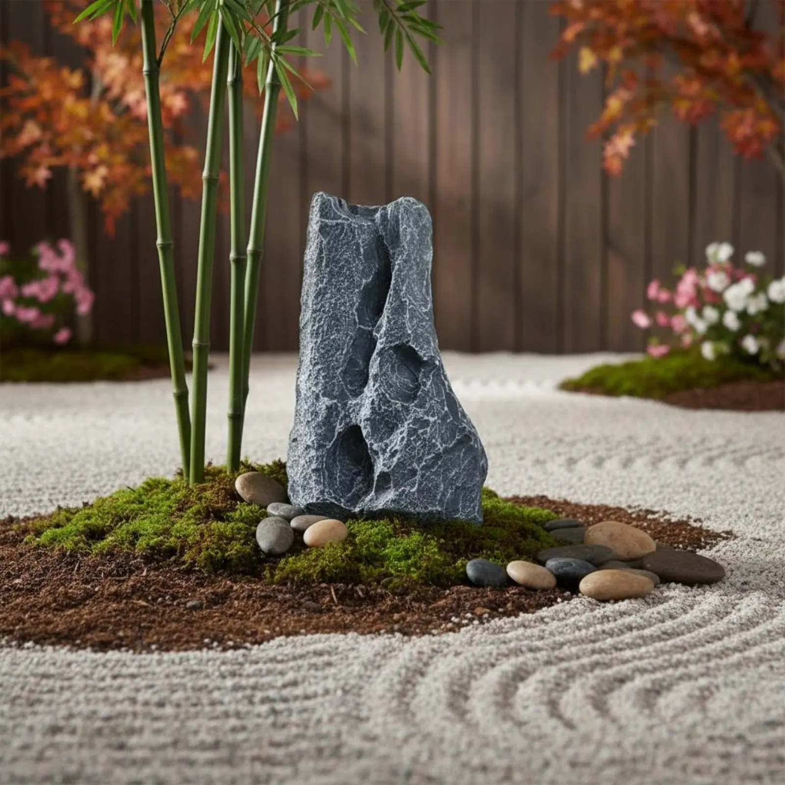 Piedra decorativa jardín – Imitación roca fibra vidrio resistente - imagen 2