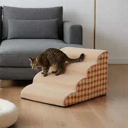 Escalones suaves de espuma para la cama: antideslizantes para perros