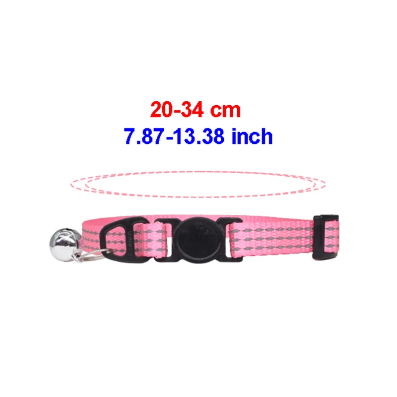 Collar reflectante para gato, Collar de identificación personalizado con nombre, tamaño ajustable, productos para mascotas, seguridad rápida, suministros para gatitos - imagen 2