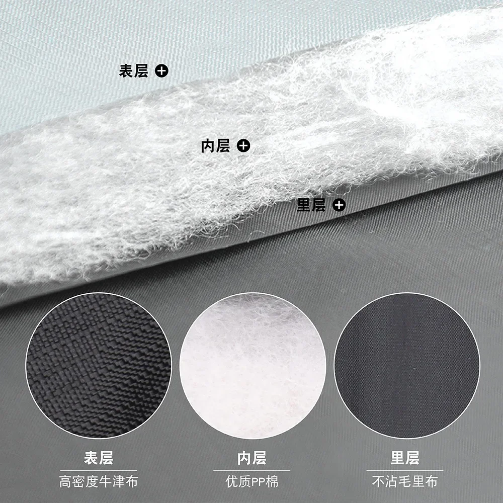 Nueva ropa para mascotas, abrigo reflectante cálido con relleno de algodón para perros, suéter, chaqueta con cuello, ropa para perros grandes, ropa para mascotas - imagen 2