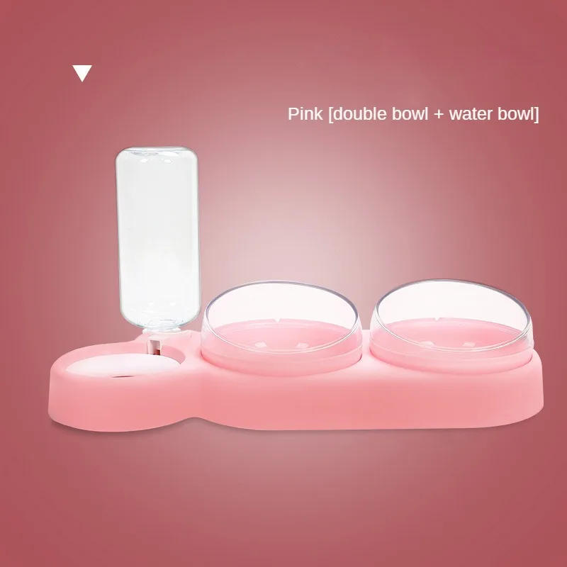 Nuevo alimentador de cuencos de caracol 3 en 1, protección del medio ambiente para beber, Material seguro de calidad alimentaria, cuenco para comida y agua, tres cuencos de lujo para mascotas - imagen 5