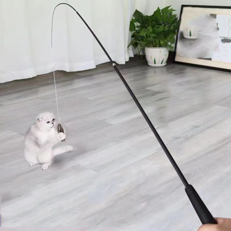 Divertido y duradero palo de rompecabezas para gatos, juguetes interactivos para gatos, gatitos, rompecabezas ajustable para gatos con cebo para insectos, suministros para mascotas dla kota - imagen 4