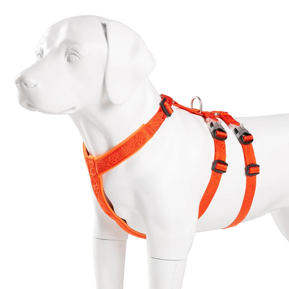 Winhyepet-arnés para perros, chaleco ajustable con correa para mascotas, Triple antiescape, accesorios para viajar y caminar para perros pequeños, Meduim y grandes - imagen 3