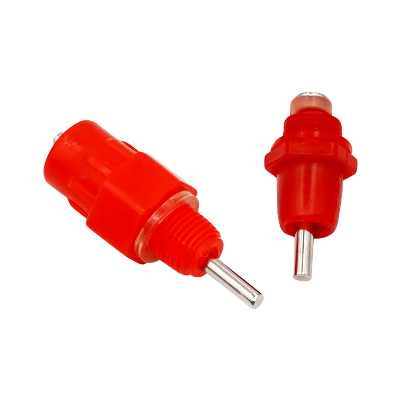 10/15/20/50 Uds bebederos para pollos bebederos de pezones codorniz bebedero para palomas tetina automática tipo resorte de agua suministros para aves de corral - imagen 3