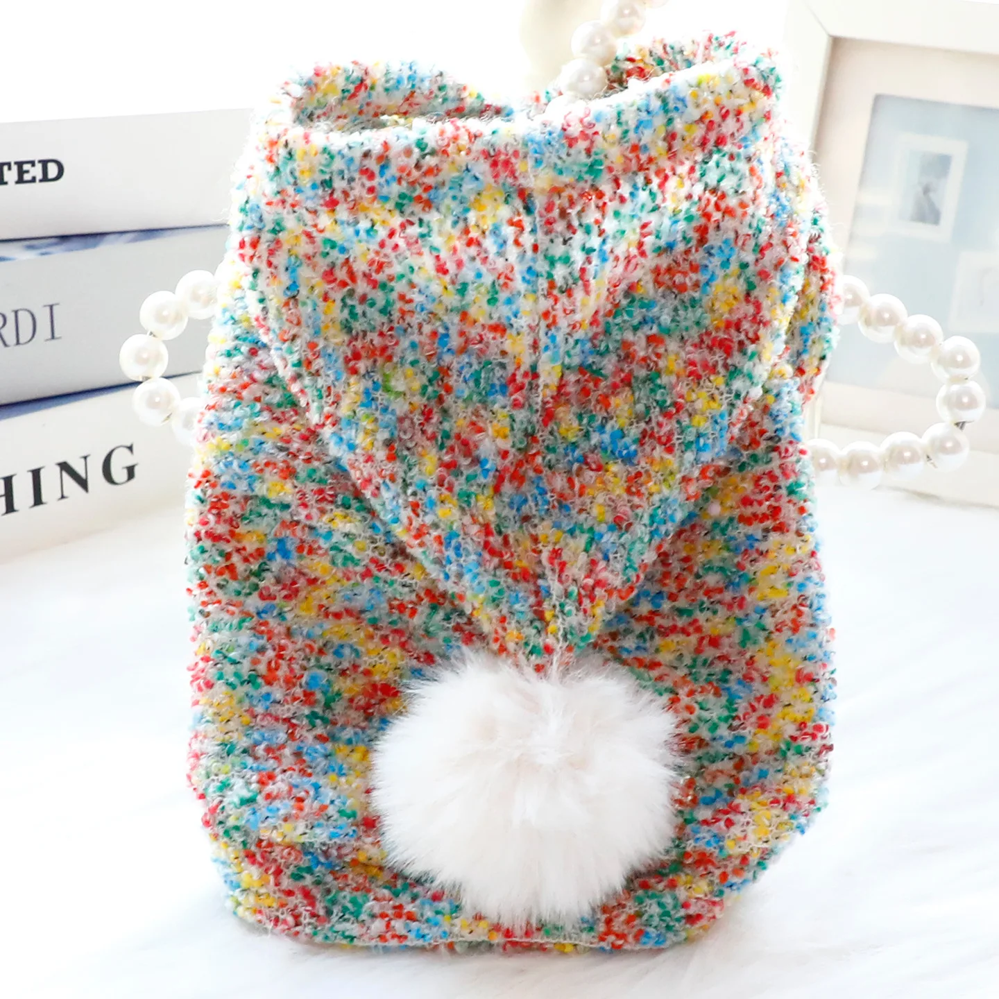 Linda sudadera con capucha de princesa para perros pequeños: chaqueta de suéter colorida, traje de primavera y otoño para Schnauzer, Teddy - imagen 5