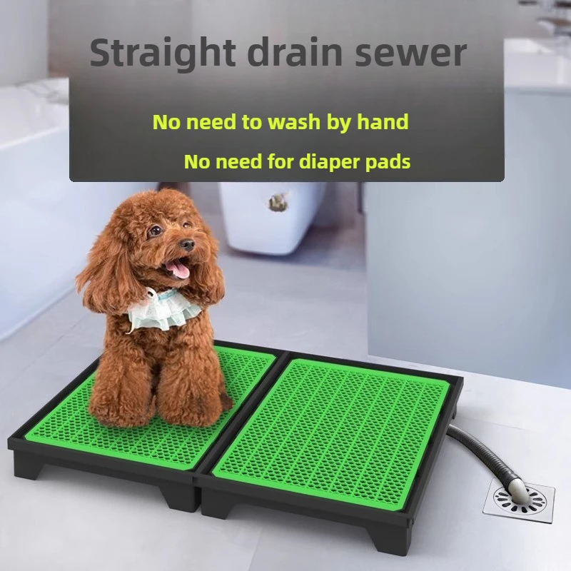 Inodoro para mascotas con deflector, agua de lavado, alcantarillado directo, productos de limpieza para mascotas, accesorios, inodoro para gatos, perros y conejos - imagen 5