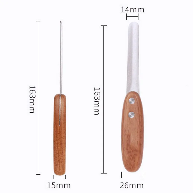 Cortauñas para perros mango madera lima acero inoxidable - imagen 5