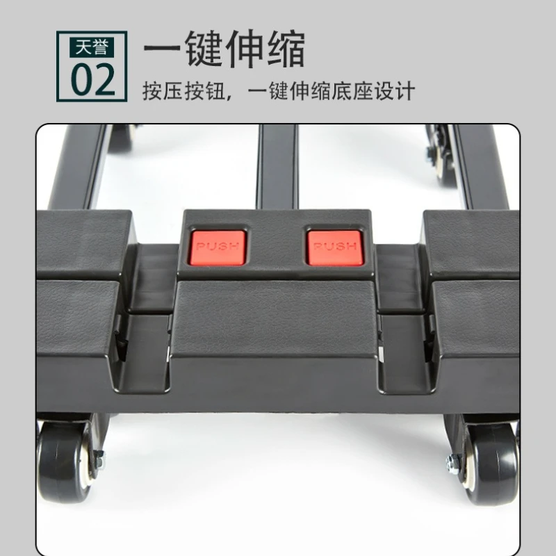Carrito plegable con freno para transportar accesorios de gato y perro - imagen 2
