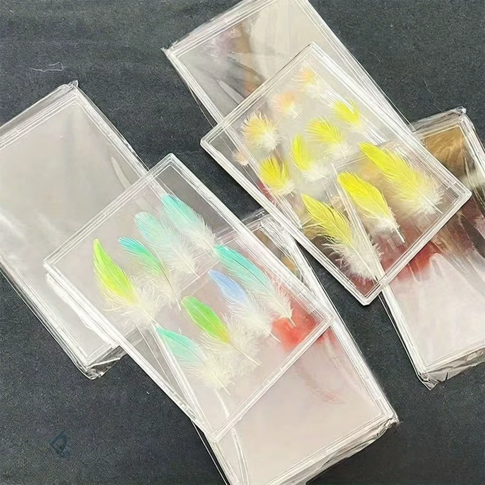 Marco recuerdo con vitrina de plumas de ave – para gatos y perros - imagen 4