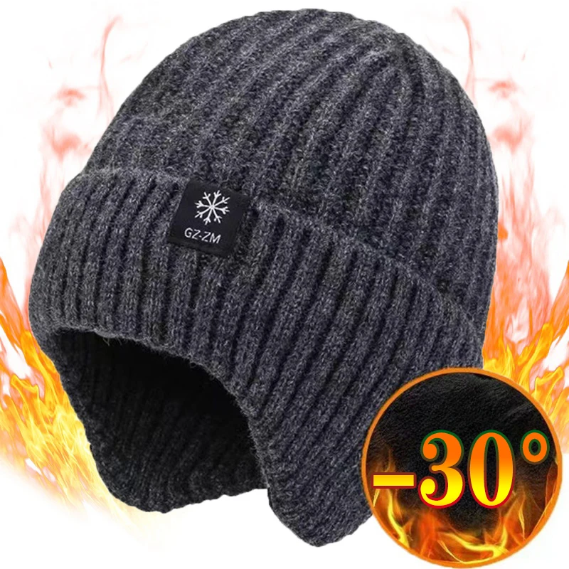 Gorro invernal tejido para perro con capucha cálida de terciopelo - imagen 3