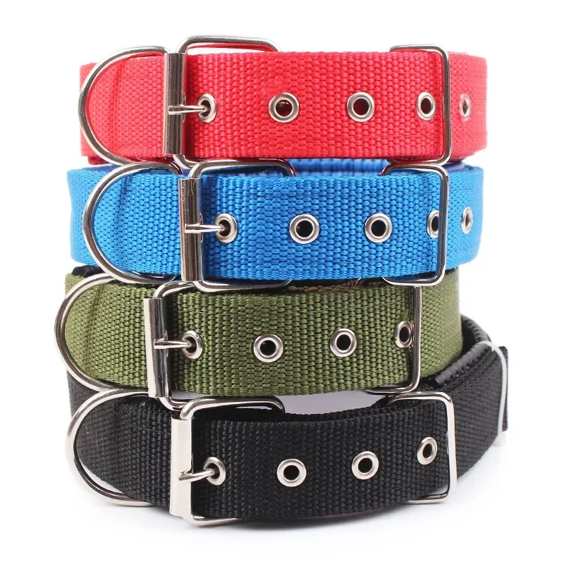 Collar de nailon duradero para perros - ajustable y comodo ergonomico - imagen 3