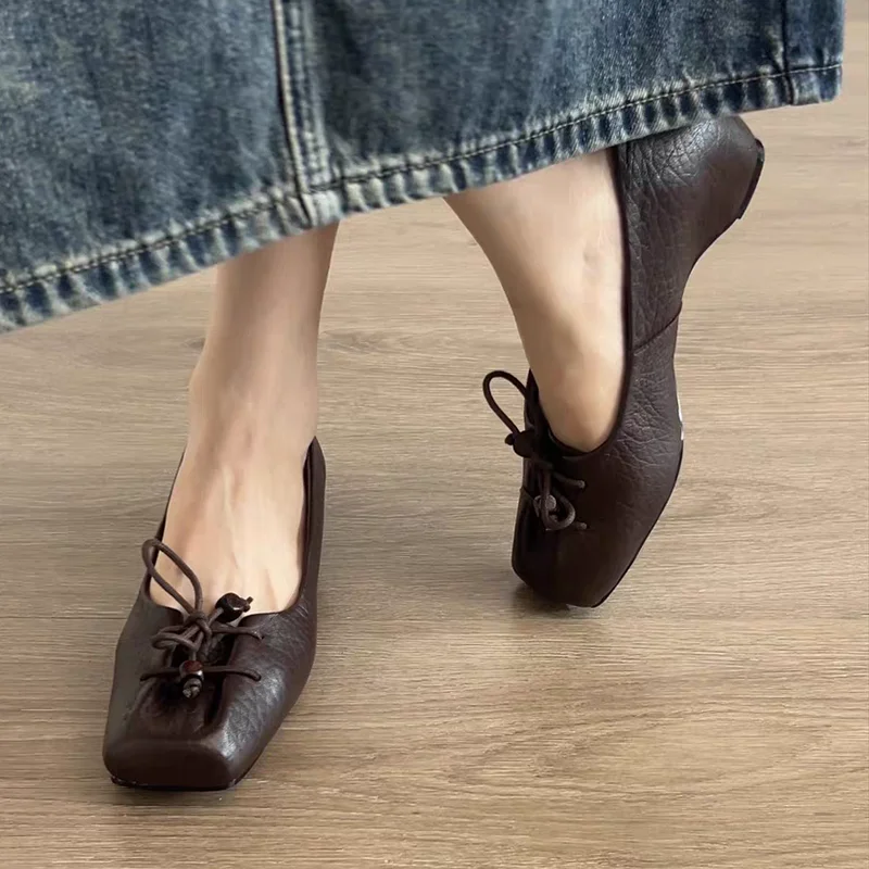 Zapatos para perro de cuero, estilo retro, casuales para caminar - imagen 2
