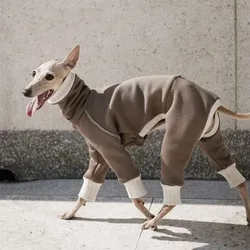 Jersey térmico para perros Whippet y medianos – Pijama suave de punto