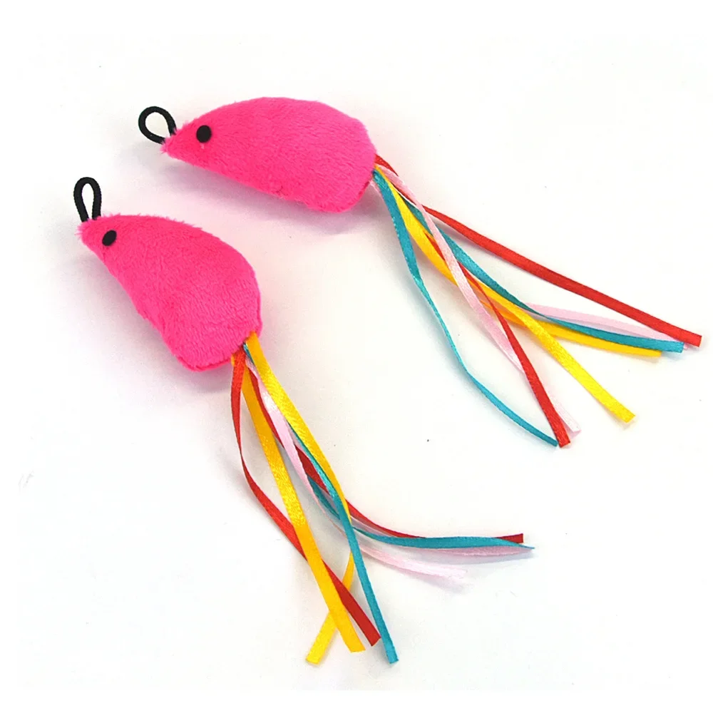 Juguete para Gato, ratón pequeño, cabezal de repuesto, palo divertido para gato, juguete de peluche para gato, cabezal de repuesto para caña de pescar - imagen 5