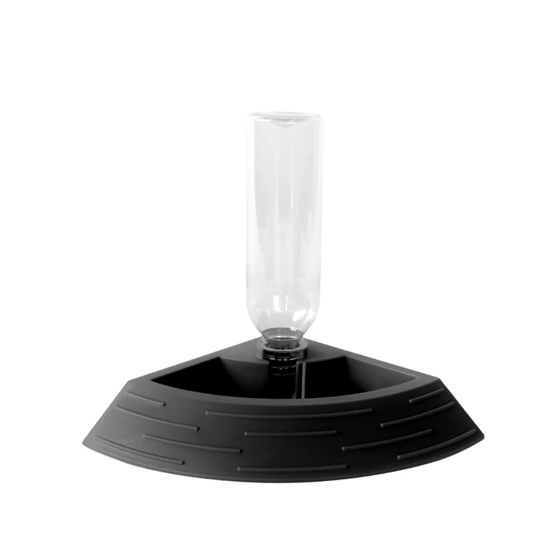 Alimentador automático para reptiles, cuenco de agua para lagarto, plato esquinero con botella de agua para mascotas, tortuga, león genado, Gecko, lagarto, 1 ud. - imagen 3