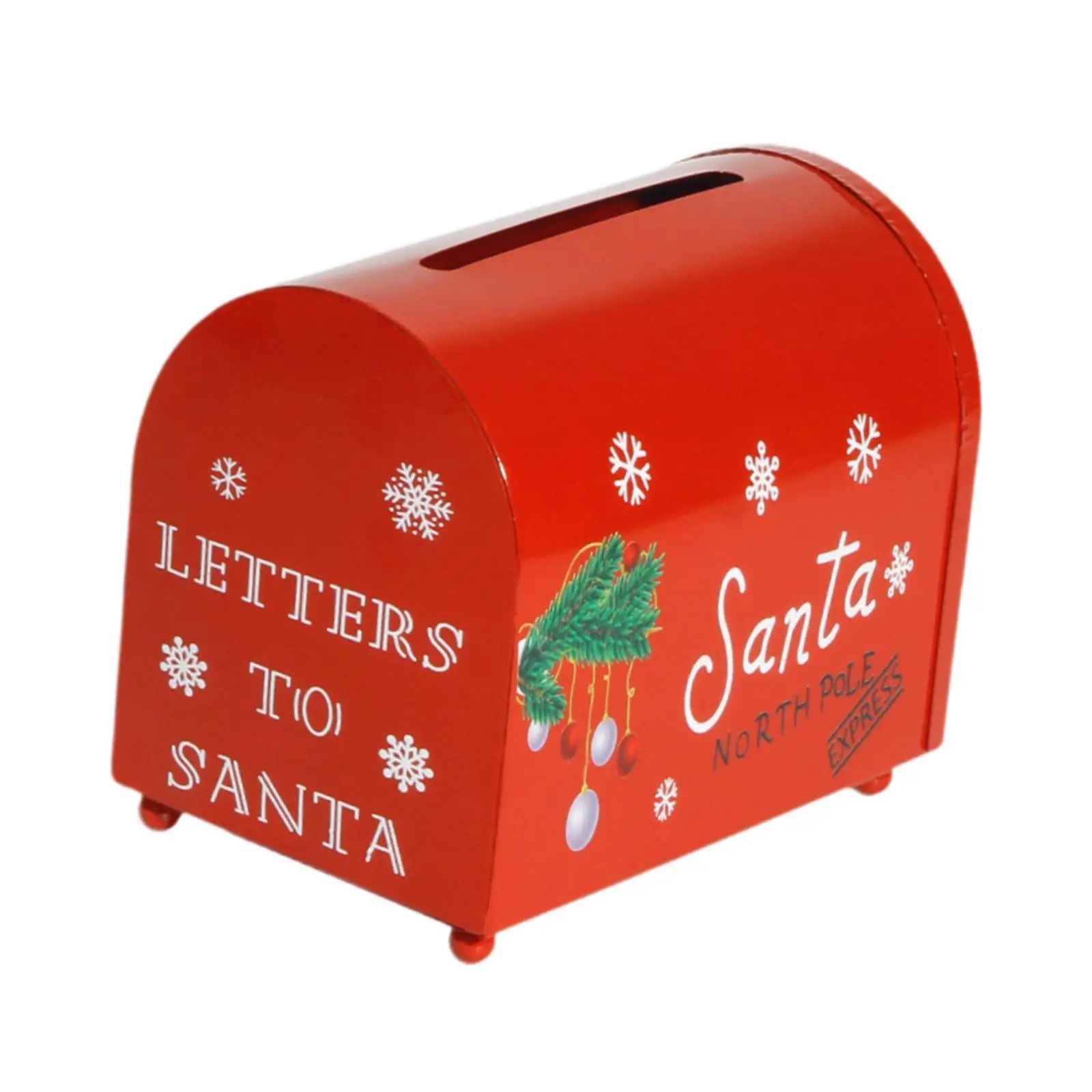 Buzón Navideño Decorativo con Abertura Frontal para Cartas - imagen 2