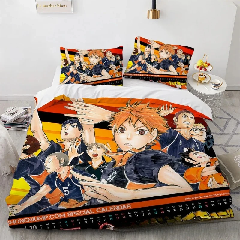 Cama acolchada para gatos y perros – Diseño voleibol Haikyuu - imagen 2
