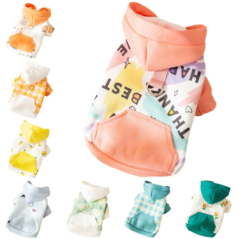Sudaderas con capucha cálidas para perros, ropa fresca para perros, jersey para perros Bulldog Francés, sudadera de moda para gatos, abrigo para mascotas, ropa para Chihuahua