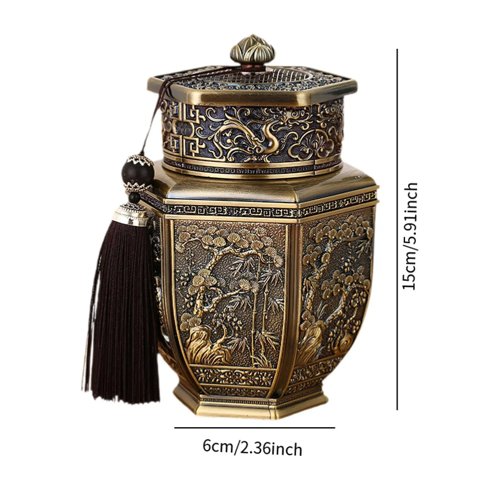 Pet Urn Vintage Metal Loss Pet Remembrance Gift Unique Keepsake Cremation Urn for Kitten