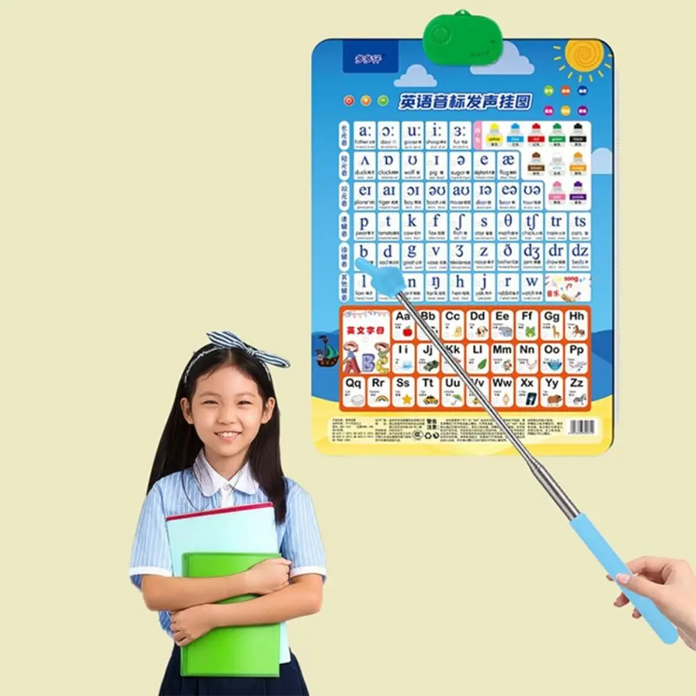 Varilla telescópica de enseñanza creativa de acero inoxidable, palo de enseñanza con diseño de dedo, palo de lectura multifuncional, suministros escolares para el hogar - imagen 3