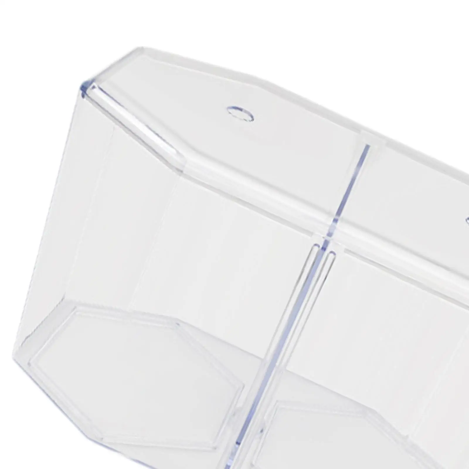 Pequeño tanque de peces Beta, tanque de camarones, caja para incubar, cuenco pequeño apilable transparente, divisor extraíble para peces de bebé Guppy - imagen 5