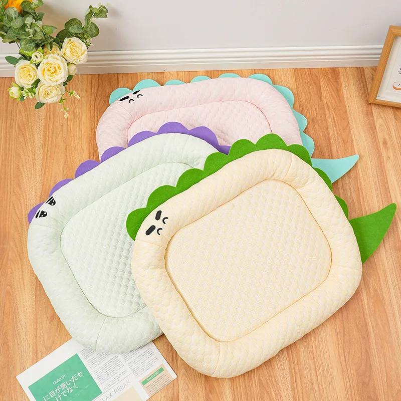 Cama de verano cuadrada fresca y bonita para perros pequeños - imagen 3