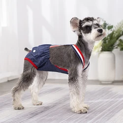 Pantalones cortos para perros con estampado de puntos