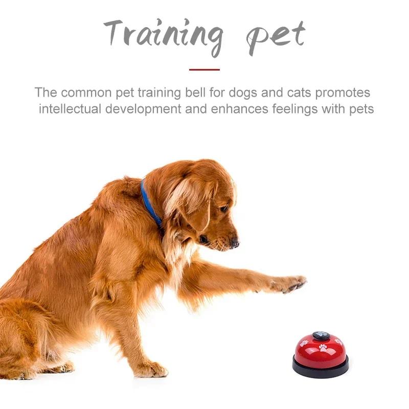 Juguetes para mascotas, campana para perros, juguete interactivo de entrenamiento para gatos, cena llamada, campanas pequeñas, anillo de huella, entrenador, recordatorio de alimentación para peluche - imagen 3