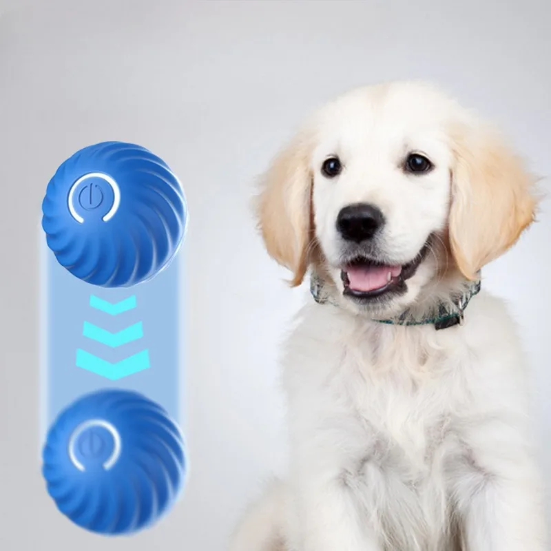 Pelota automática para perros que salta, gira y es recargable USB - imagen 3