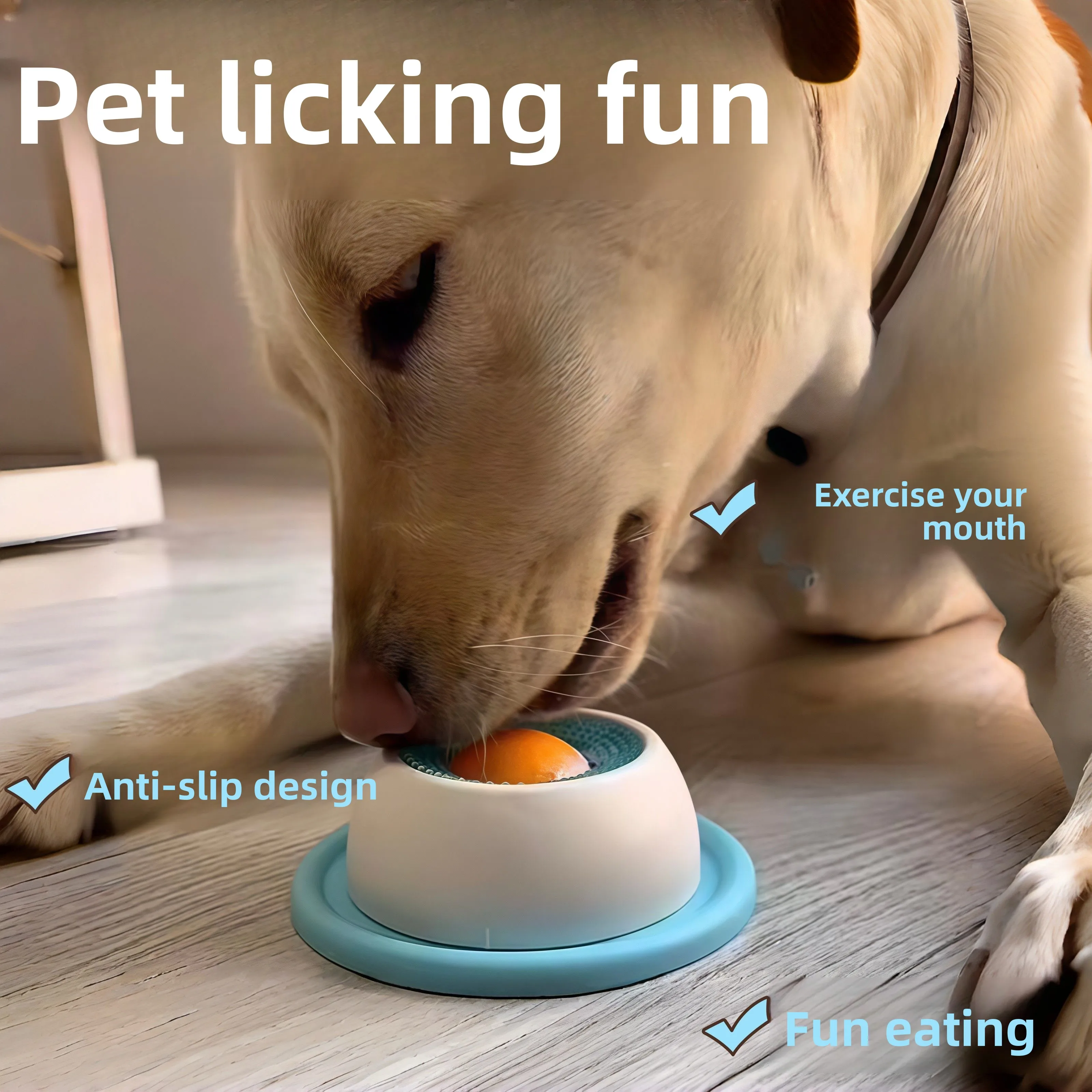 Alfombrilla lamer comedero lento interactiva para gatos y perros - imagen 5