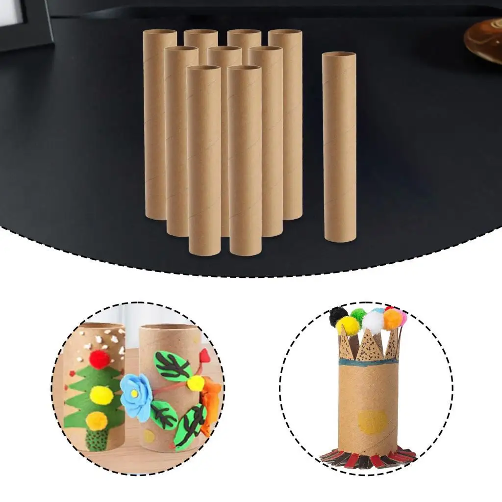 12Pcs Cardboard Tubes for Crafts Eco Friendly,Gift Wrapping,Sturdy,Paper Towel
