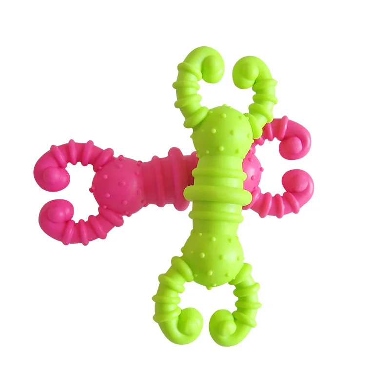 Juguete de goma para perros, limpieza de dientes molares, resistente a las mordeduras, suministros para el cuidado Dental de mascotas - imagen 4